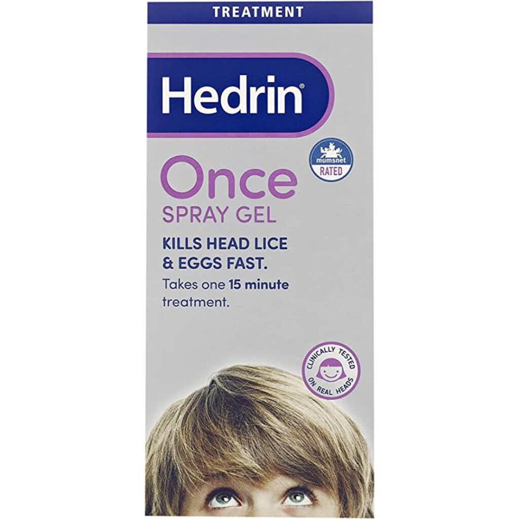 Hedrin Once Spray Gel 100Ml main image 1
